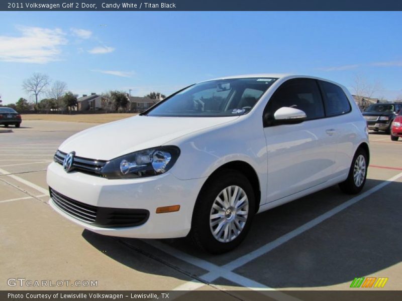 Candy White / Titan Black 2011 Volkswagen Golf 2 Door