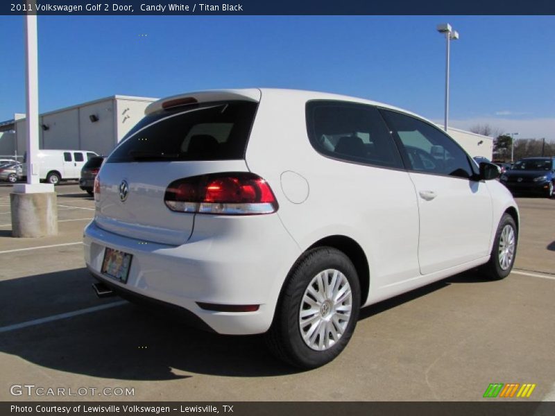 Candy White / Titan Black 2011 Volkswagen Golf 2 Door