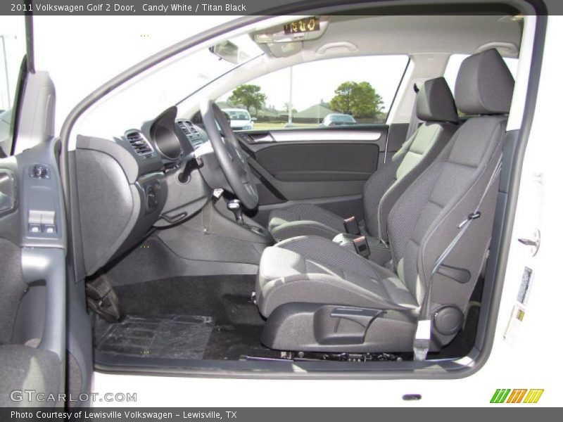 Candy White / Titan Black 2011 Volkswagen Golf 2 Door