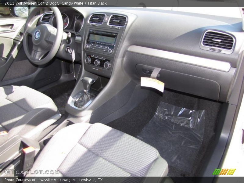 2011 Golf 2 Door Titan Black Interior