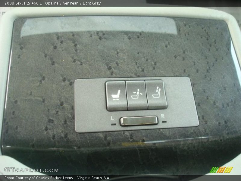 Opaline Silver Pearl / Light Gray 2008 Lexus LS 460 L