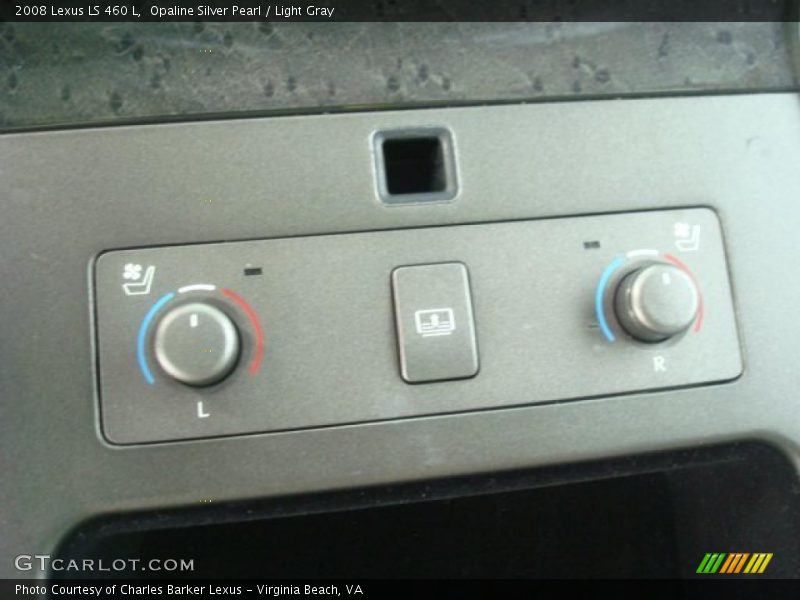 Opaline Silver Pearl / Light Gray 2008 Lexus LS 460 L