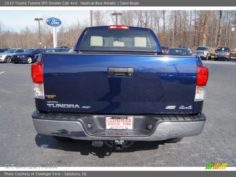 Nautical Blue Metallic / Sand Beige 2010 Toyota Tundra SR5 Double Cab 4x4