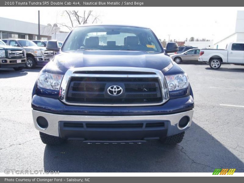 Nautical Blue Metallic / Sand Beige 2010 Toyota Tundra SR5 Double Cab 4x4
