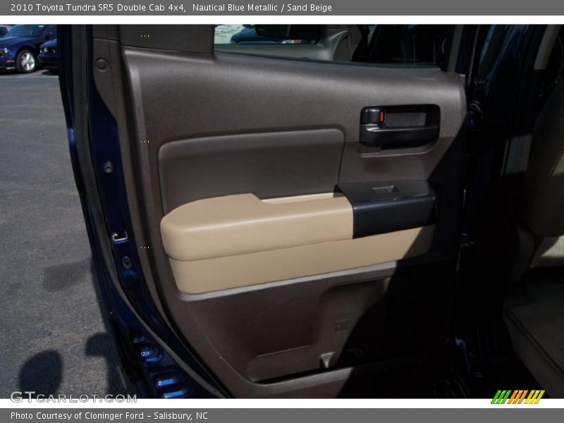Nautical Blue Metallic / Sand Beige 2010 Toyota Tundra SR5 Double Cab 4x4