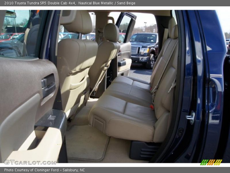 Nautical Blue Metallic / Sand Beige 2010 Toyota Tundra SR5 Double Cab 4x4