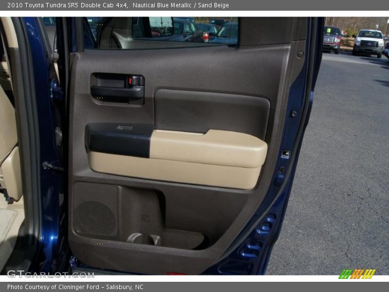 Nautical Blue Metallic / Sand Beige 2010 Toyota Tundra SR5 Double Cab 4x4