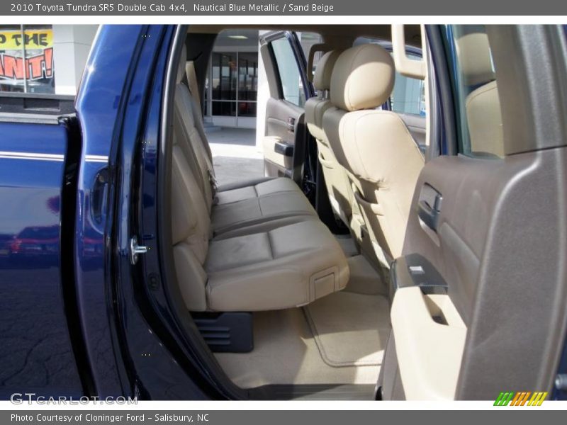 Nautical Blue Metallic / Sand Beige 2010 Toyota Tundra SR5 Double Cab 4x4