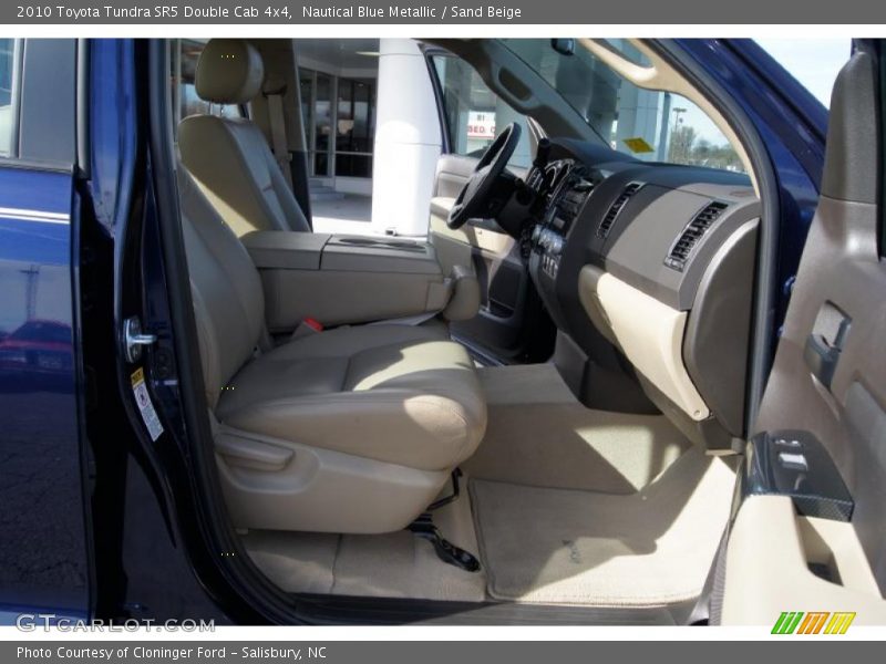 Nautical Blue Metallic / Sand Beige 2010 Toyota Tundra SR5 Double Cab 4x4