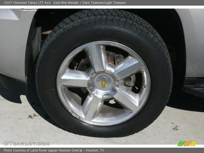 Gold Mist Metallic / Dark Titanium/Light Titanium 2007 Chevrolet Tahoe LTZ 4x4