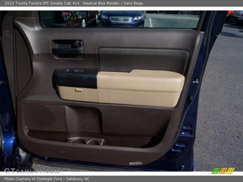 Nautical Blue Metallic / Sand Beige 2010 Toyota Tundra SR5 Double Cab 4x4