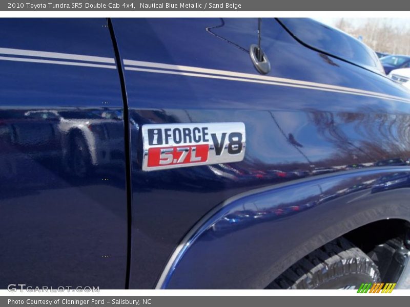 Nautical Blue Metallic / Sand Beige 2010 Toyota Tundra SR5 Double Cab 4x4