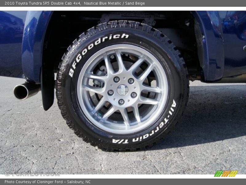 Nautical Blue Metallic / Sand Beige 2010 Toyota Tundra SR5 Double Cab 4x4