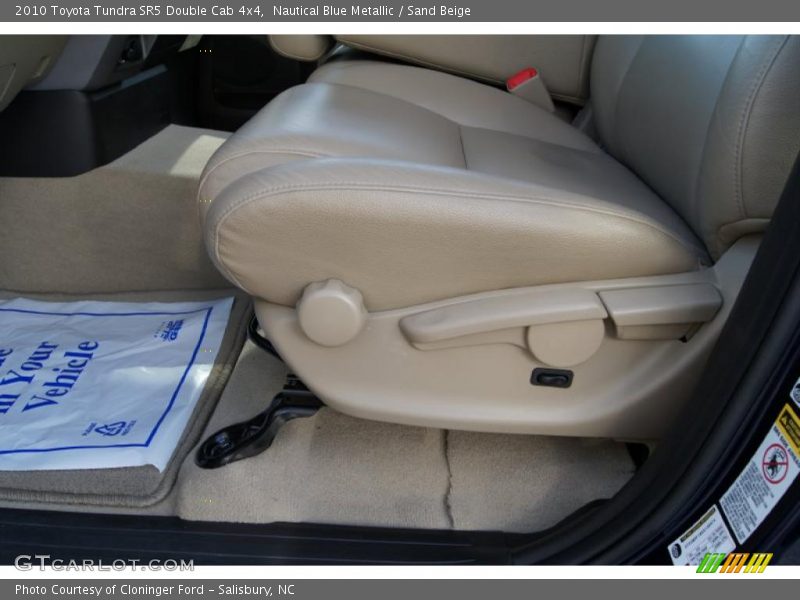 Nautical Blue Metallic / Sand Beige 2010 Toyota Tundra SR5 Double Cab 4x4