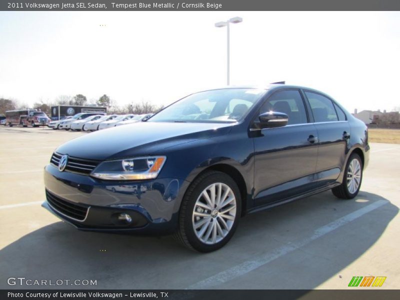  2011 Jetta SEL Sedan Tempest Blue Metallic