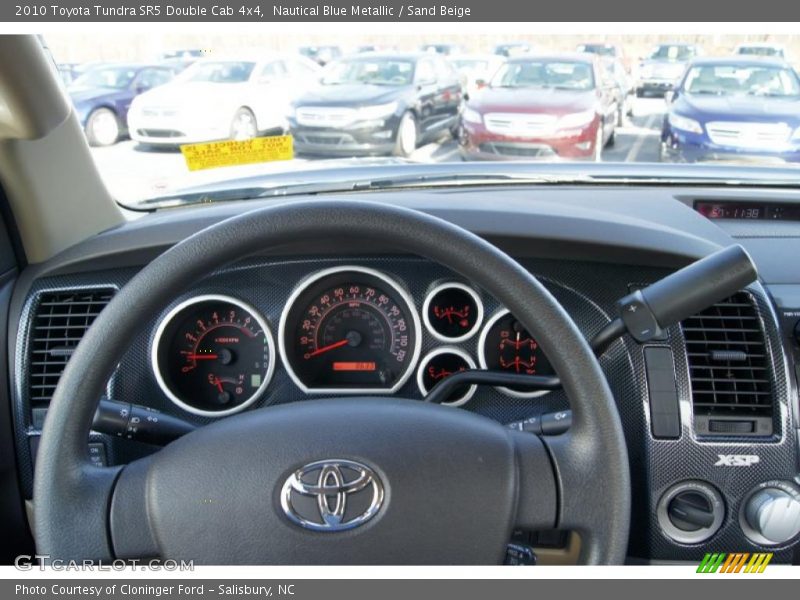 Nautical Blue Metallic / Sand Beige 2010 Toyota Tundra SR5 Double Cab 4x4
