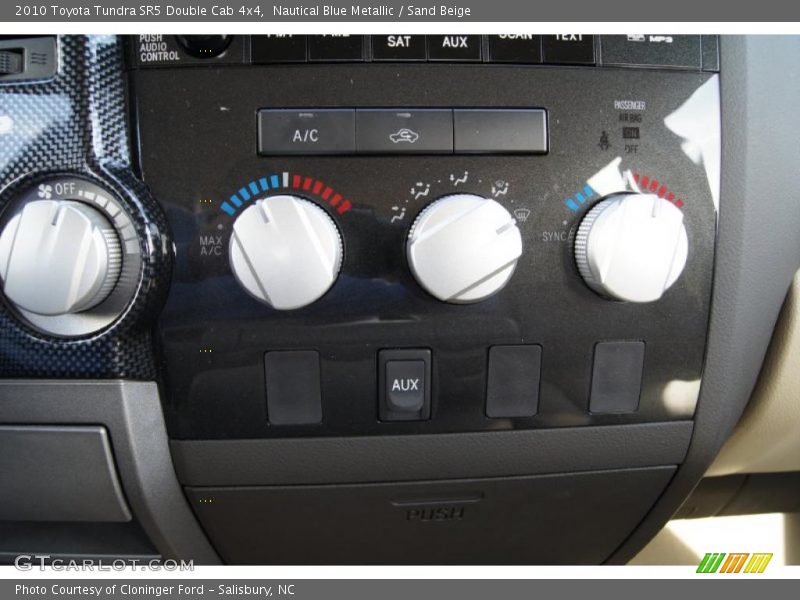 Nautical Blue Metallic / Sand Beige 2010 Toyota Tundra SR5 Double Cab 4x4