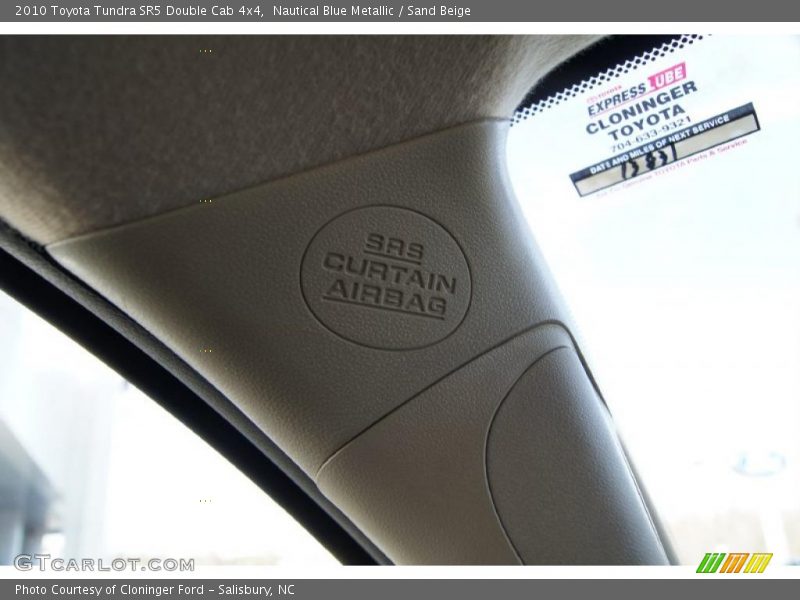 Nautical Blue Metallic / Sand Beige 2010 Toyota Tundra SR5 Double Cab 4x4