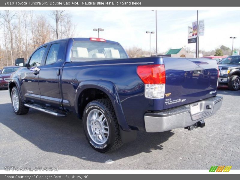 Nautical Blue Metallic / Sand Beige 2010 Toyota Tundra SR5 Double Cab 4x4