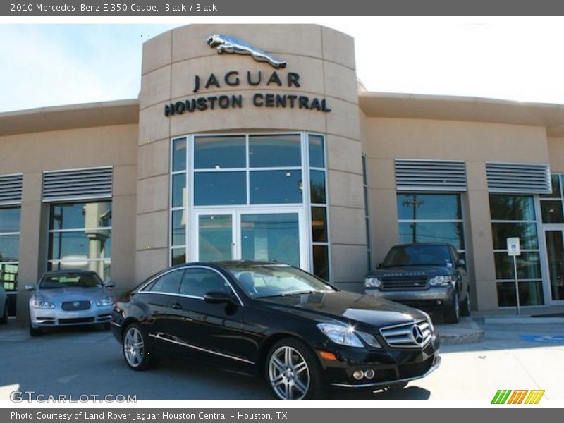 Black / Black 2010 Mercedes-Benz E 350 Coupe