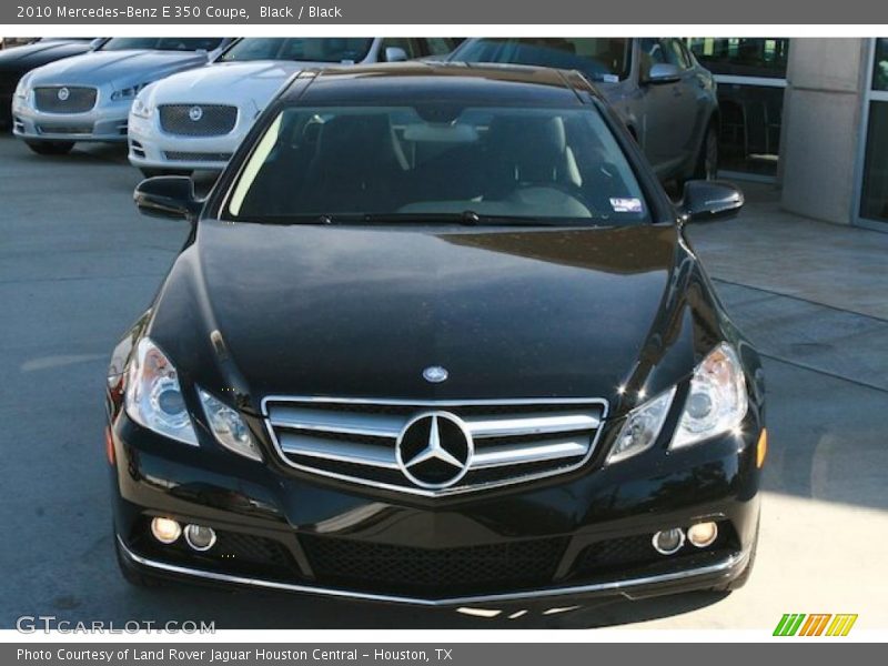 Black / Black 2010 Mercedes-Benz E 350 Coupe