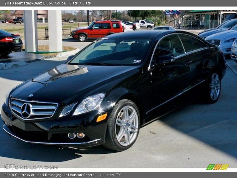 Black / Black 2010 Mercedes-Benz E 350 Coupe