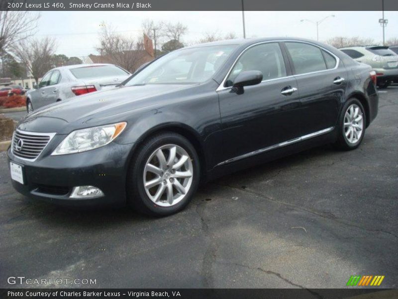 Smokey Granite Mica / Black 2007 Lexus LS 460