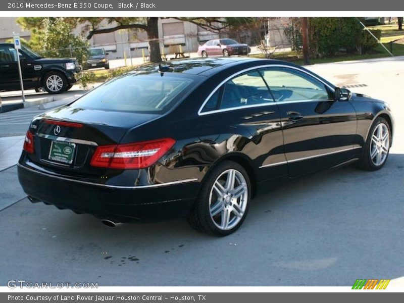 Black / Black 2010 Mercedes-Benz E 350 Coupe