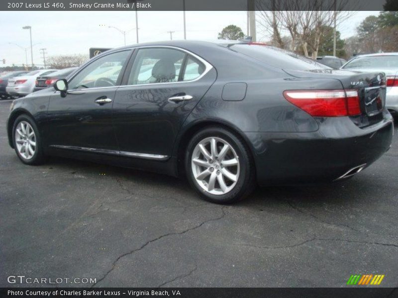 Smokey Granite Mica / Black 2007 Lexus LS 460