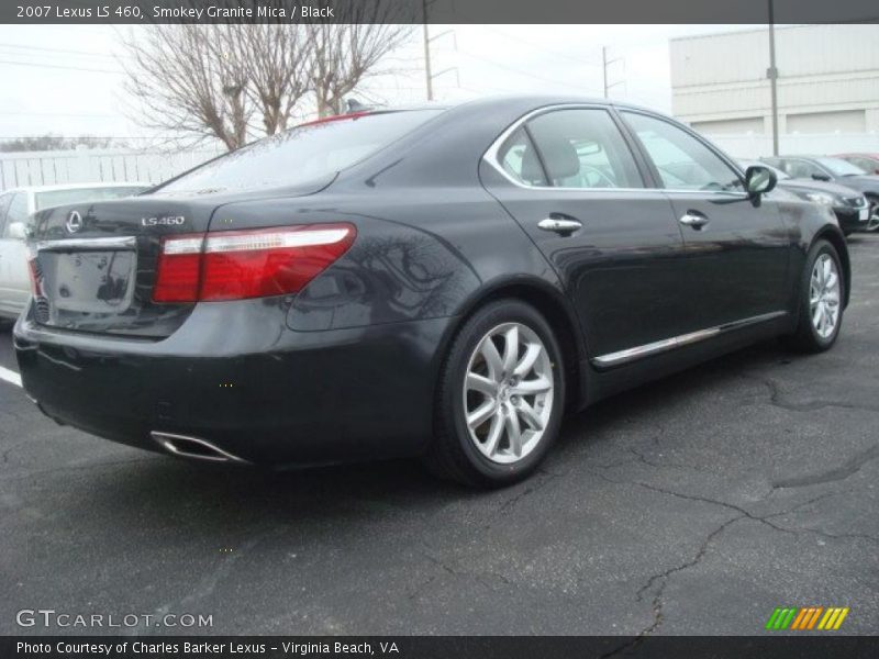 Smokey Granite Mica / Black 2007 Lexus LS 460