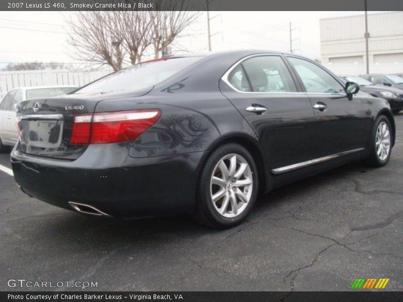 Smokey Granite Mica / Black 2007 Lexus LS 460