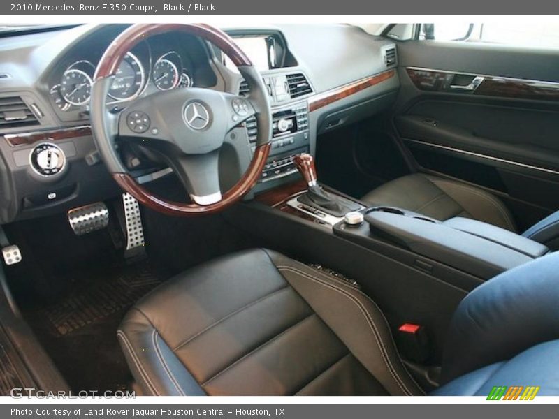 Black / Black 2010 Mercedes-Benz E 350 Coupe