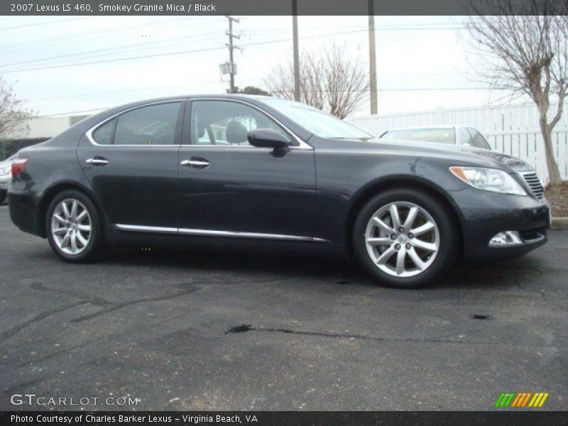 Smokey Granite Mica / Black 2007 Lexus LS 460
