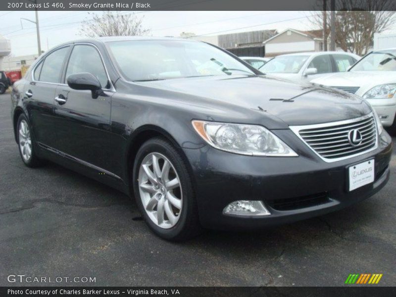 Smokey Granite Mica / Black 2007 Lexus LS 460