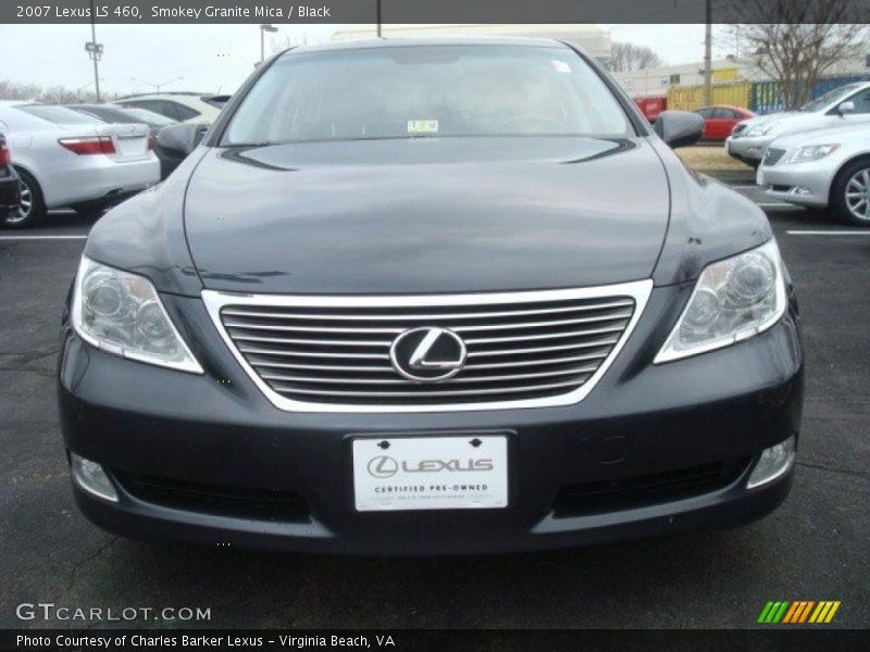 Smokey Granite Mica / Black 2007 Lexus LS 460