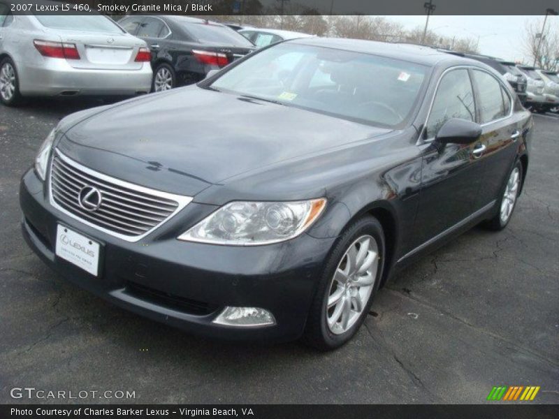 Smokey Granite Mica / Black 2007 Lexus LS 460