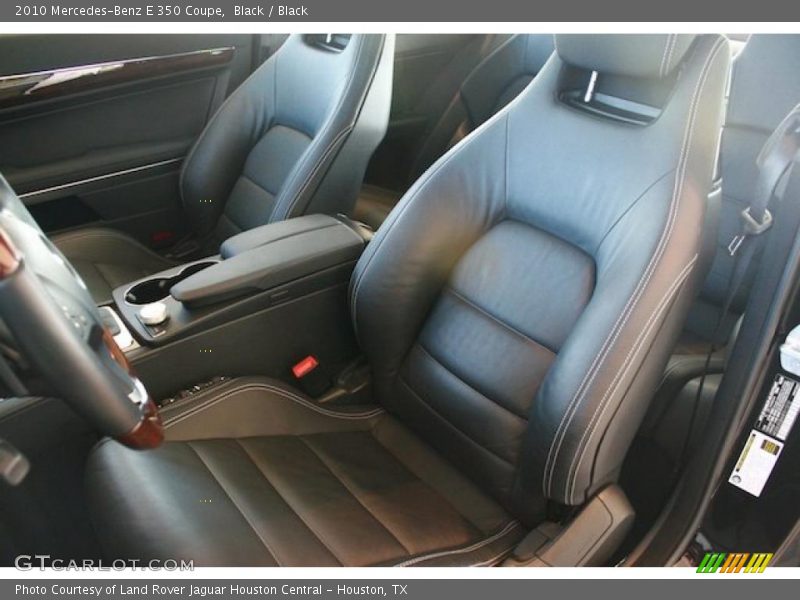 Black / Black 2010 Mercedes-Benz E 350 Coupe