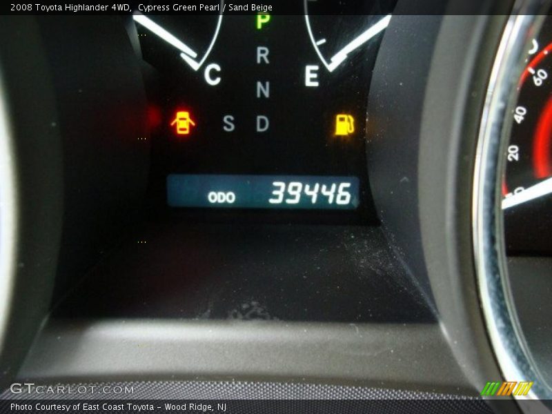 Cypress Green Pearl / Sand Beige 2008 Toyota Highlander 4WD