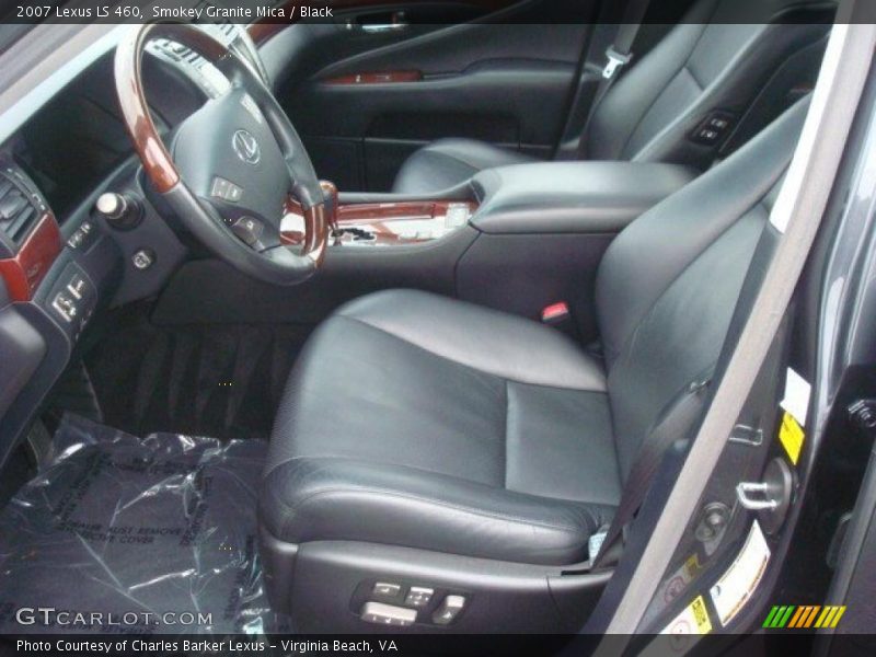 Smokey Granite Mica / Black 2007 Lexus LS 460