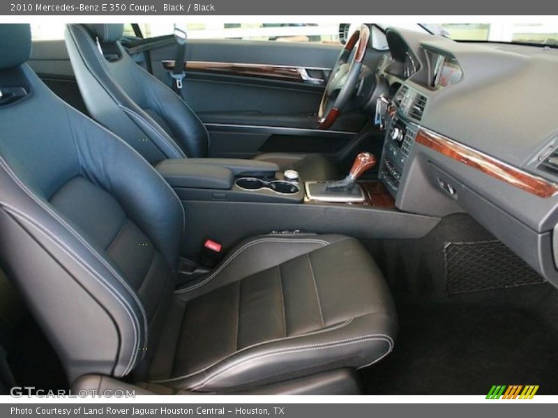 Black / Black 2010 Mercedes-Benz E 350 Coupe
