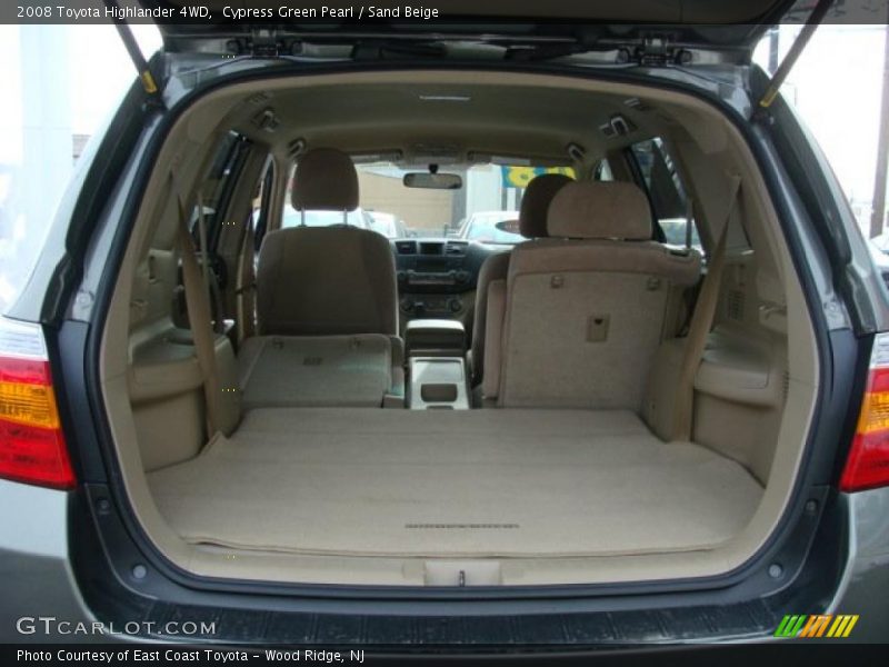 Cypress Green Pearl / Sand Beige 2008 Toyota Highlander 4WD