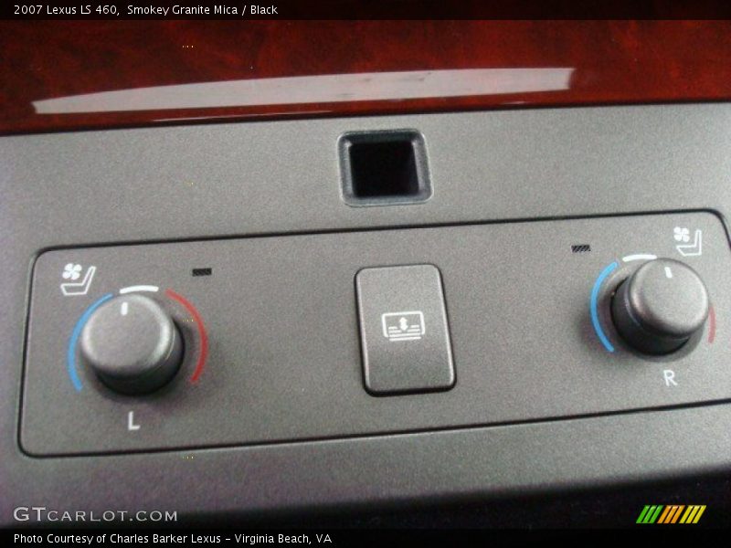 Smokey Granite Mica / Black 2007 Lexus LS 460