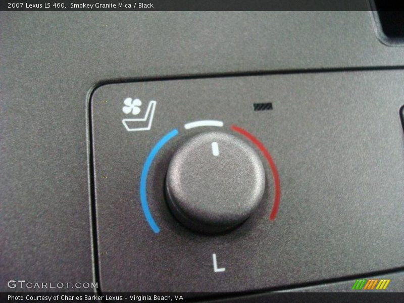 Smokey Granite Mica / Black 2007 Lexus LS 460