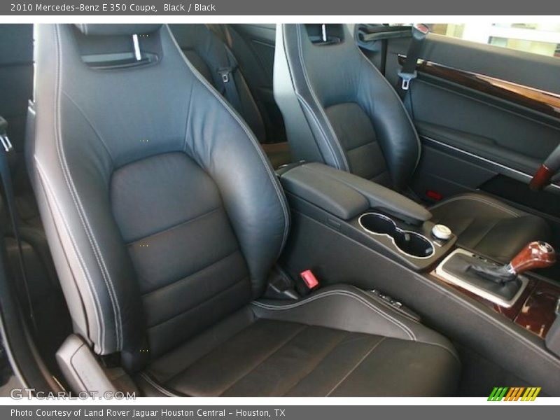 Black / Black 2010 Mercedes-Benz E 350 Coupe