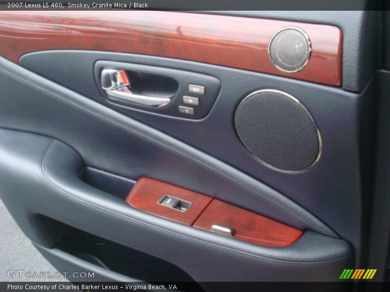 Smokey Granite Mica / Black 2007 Lexus LS 460