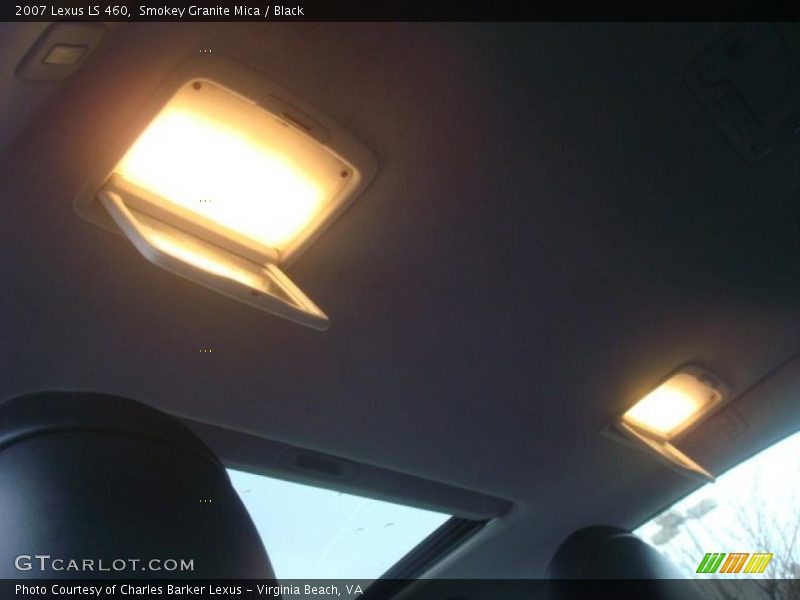 Smokey Granite Mica / Black 2007 Lexus LS 460