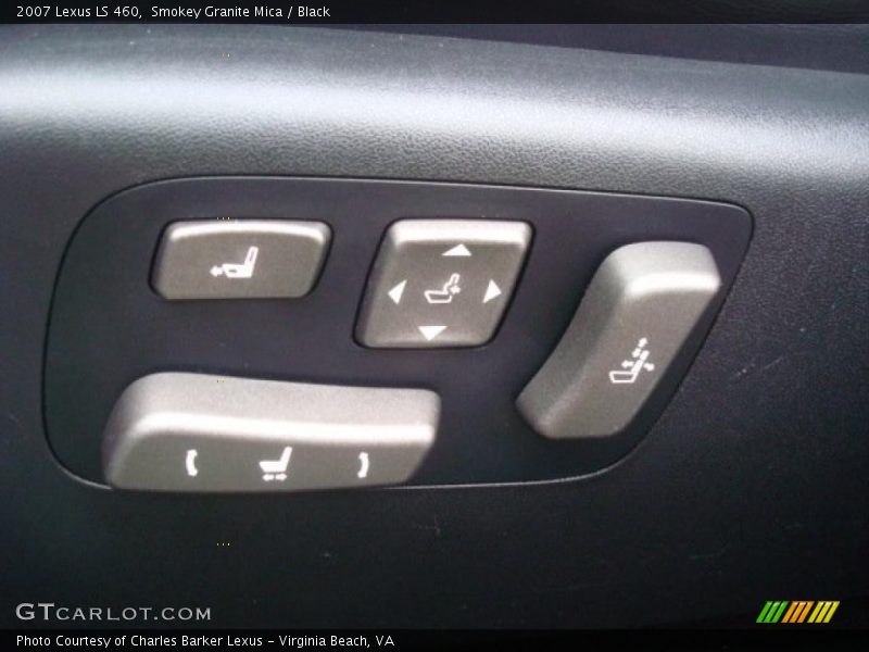 Smokey Granite Mica / Black 2007 Lexus LS 460