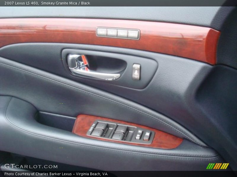 Smokey Granite Mica / Black 2007 Lexus LS 460