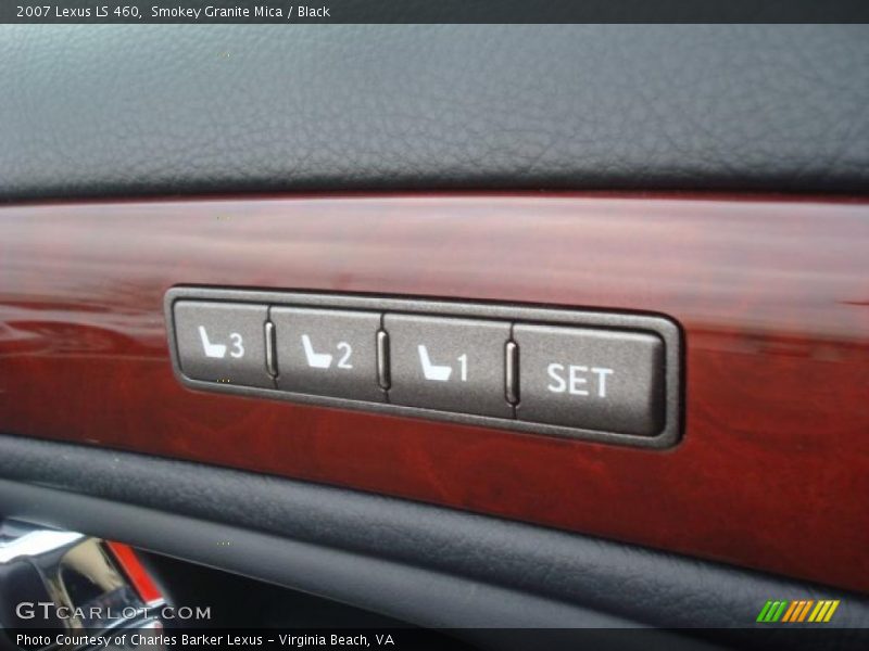 Smokey Granite Mica / Black 2007 Lexus LS 460