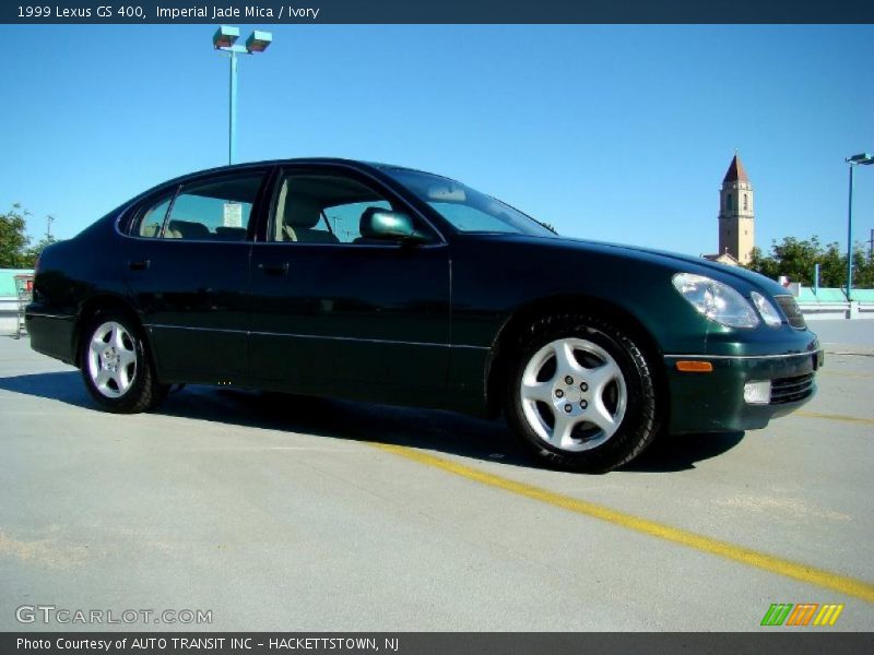 Imperial Jade Mica / Ivory 1999 Lexus GS 400
